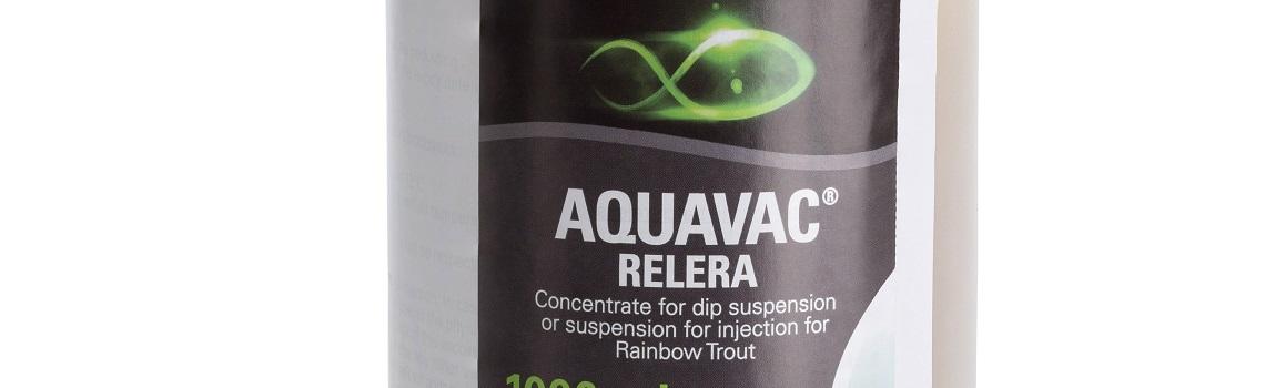 Zoomed in image of AquaVac RELERA bottle showing product name