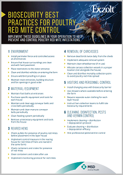 Exzolt: Biosecurity