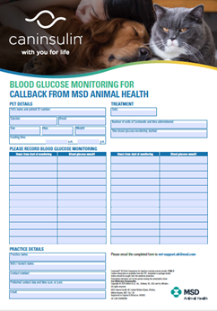 Help with blood glucose curve for diabetic pet dog cat