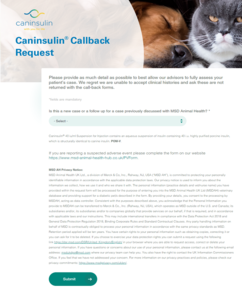 MSD Animal heal provides help with difficult diabetes cases