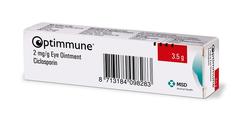 Optimmune® 2 mg/g Eye Ointment box