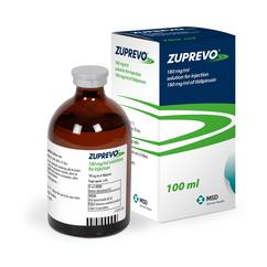 Image of Zuprevo cardboard carton, from MSD Animal Health