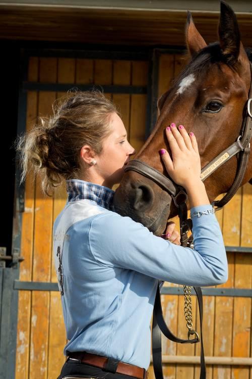 Owner with horse image