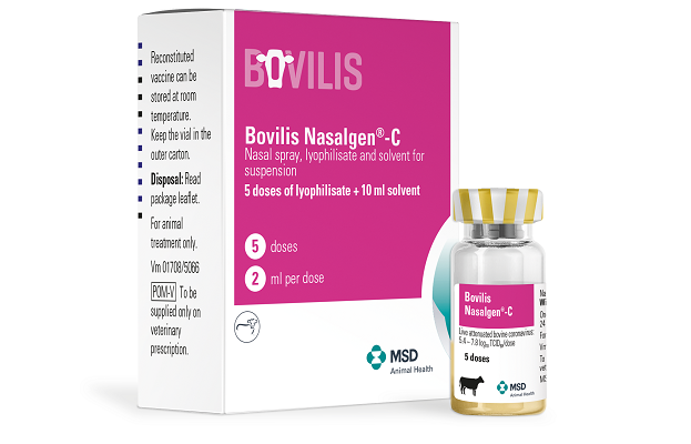 MSD Animal Health Bovilis Nasalgen C 5 dose packshot